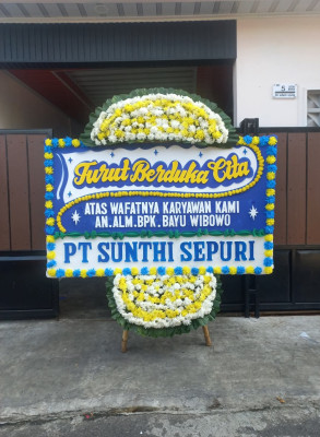 Papan Bunga Duka di Payo Selincah
