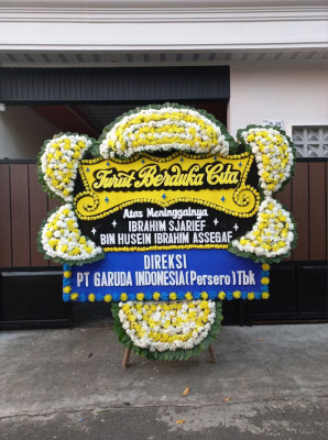 Papan Bunga Duka di Payo Selincah